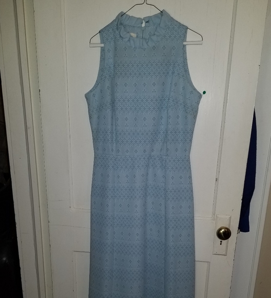 1950's Kay Windsor Long Maxi Dress - Picture 11 of 12
